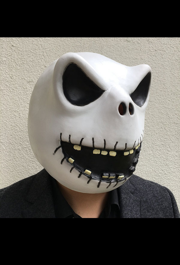 Halloween Jack Style Cosplay Mask Gothic Spooky Costume Mask