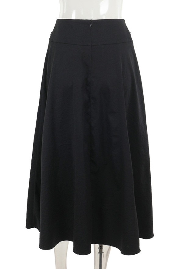 Gothic Black Half Skirt Dark Style Sexy Buckle Half Skirt