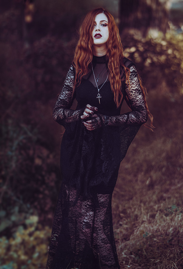 Womens Victorian Black Vampire Wedding Dress – Gothic Halloween Dress ...