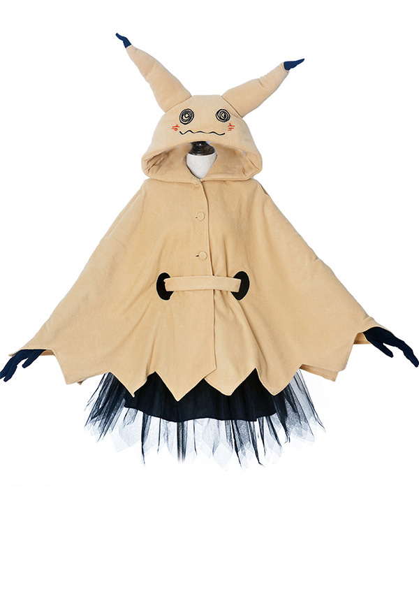 Cute Monster Halloween Cloak Dress Costume for Adults