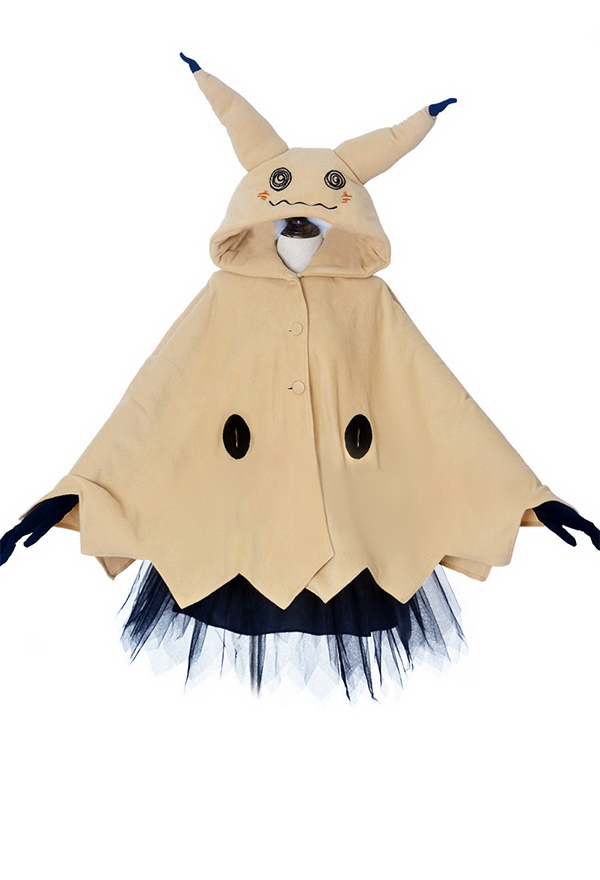 Cute Monster Halloween Cloak Dress Costume for Adults